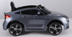BMW GT 6 Licencirani Dečiji auto na akumulator sa kožnim sedištima i mekim gumama - Sivi - Img 11