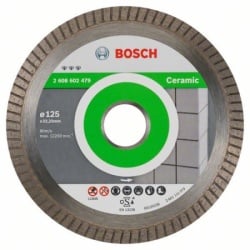 Bosch 2608602479 Dijamantska rezna ploča Best for Ceramic Extra-Clean Turbo, 125 x 22,23 x 1,4 x 7 mm ( 2608602479 )