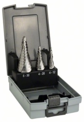 Bosch 3-delni set stepenastih burgija HSS 4-12 4-20 6-30 mm ( 2608587426 )