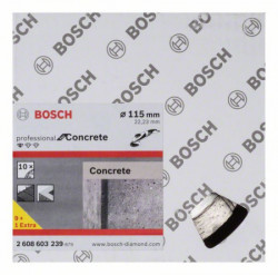 Bosch dijamantska rezna ploča standard for concrete 115 x 22,23 x 1,6 x 10 mm ( 2608603239 ) - Img 2