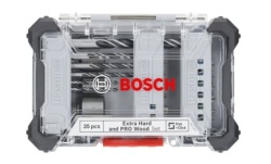 Bosch Set Extra Hard nastavaka za odvrtač i PRO Wood burgija za drvo, providna kutija, 35 kom. ( 2607017725 )-2