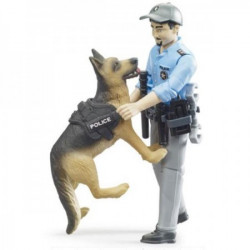 Bruder Figura policajac sa opremom i psom ( 621506 ) - Img 3
