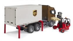 Bruder Kamion Scania UPS sa viljuskarom ( 35822 ) - Img 4