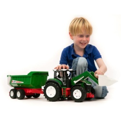 Bruder Roadmax traktor utovarivač sa prikolicom ( 1044863 )-3