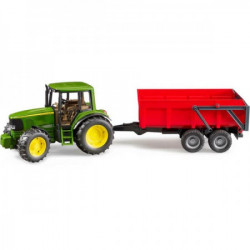 Bruder Traktor J.D. 6920 sa prikolicom crveni ( 020576 ) - Img 1