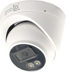 CAM-AHD2MP-DHM20W GMB DOME kamera 2mpix Warm Light Full Color 20M IR LED, AHD/TVI/CVI/CVBS 2,8mm MIC - Img 1