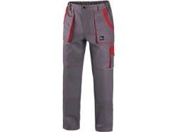 Canis Radne pantalone do struka luxy josef sivo-crvene vel.48 ( 55211 )