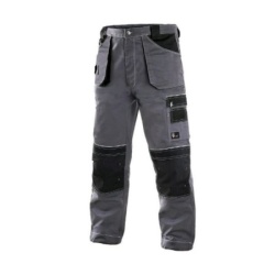 Canis Radne pantalone do struka orion teodor sivo-crne vel.56 ( 55310 )