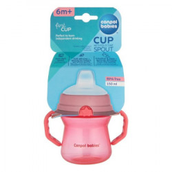 Canpol babies solja 250ml sa silikonskim kljunom (56/615) - pink ( 56/615_pin )  - Img 2