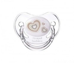 Canpol orthodontic baby silikonska varalica 6-18m 22/566 "newborn baby" 1kom - hearts ( 22/566_bei ) - Img 2