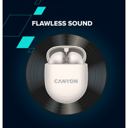 Canyon TWS-6, Bluetooth headset Beige ( CNS-TWS6BE )  - Img 6