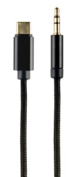 Gembird CCA-CM3.5M-1.5M USB-C to stereo 3.5 mm AUX cable, 1.5 m, black-4