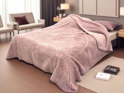 Ćebe Merinos 220x160cm A5 List Roze boja ( VLK000394-A5list )