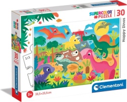 Clementoni puzzle 30 maxi happy dinos ( CL20267 )
