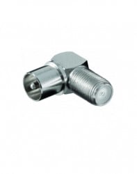 CON-FC-025/90 ** F female to IEC male elbow adaptor, Zinc Alloy min.25 pakovanje (23) - Img 2