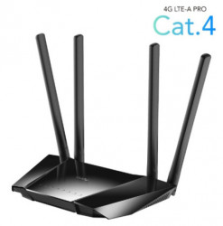 CUDY LT400_EU 4G LTE Wi-Fi Router CPE, 2.4Ghz, 1W/4L 10/100, 4x Antena - Img 1