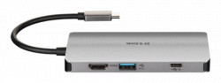 D-Link docking DUB-M810 8in1 USB-C - HDMI/USB3.0x2/CR/PD/GLAN - Img 3