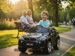 Dečiji auto na akumulator BMW X6 - Crni - Full oprema