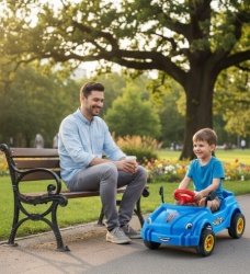 Dečiji auto na pedale Racer 957 - plavi