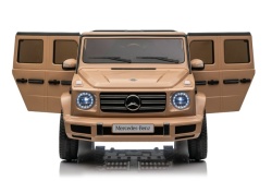 Dečiji automobil na akumulator - Mercedes Benz G500 4×4 Zlatna boja peska - Img 6