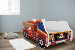 Dečiji krevet 140x70 truck FIRETRUCK ( 7526 )