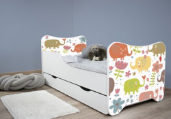 Dečiji krevet 160x80 cm happy kitty+fioka LITTLE ELEPHANT ( 7450 ) - Img 6