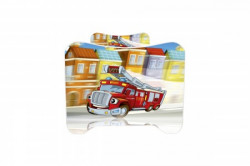 Dečiji krevet 160x80 HAPPY KITTY - FIRETRUCK ( 7518 ) - Img 2