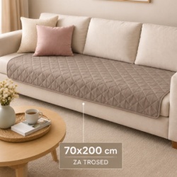 Dekordom fleker softy 70x200 - mink ( 025767 )