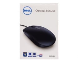 Dell MS116 USB Optical crni retail box miš-1