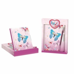 Dnevnik sa kljucem u setu leptir 56l 641952-a ( 09/70030 )