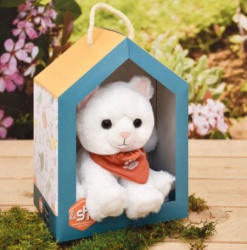 Doudou Bela maca u kućici 16 cm ( HO3314 )-3