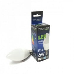 Ecolight industrial led E14/6W/6.500K/460LM/CANDLE-MAT/25.000H/230V/SMART ( E146FC/Z )