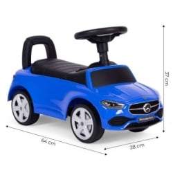 Ecotoys Guralica mercedes c class sa interaktivnim volanom i zvucima, blue ( 667 BLUE )-2