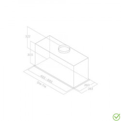 Elica aspirator lane wh a 72 - Img 3