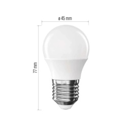 Emos zq6e23 Led sijalica classic mini globe 4,2w(40w) 470lm e27 nw  ( 3543 )-2