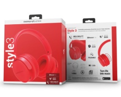 Energy sistem Style 3 Red Bluetooth slušalice crvene (M45306) -3