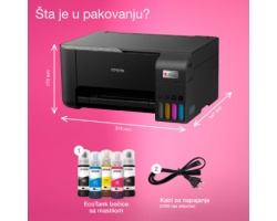 Epson L3270 EcoTank ITS wireless multifunkcijski inkjet štampač  - Img 8