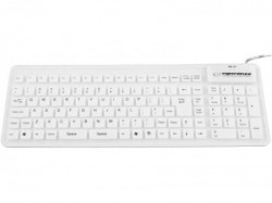 Esperanza EK126W tastatura silikonska za tablet i kompjuter bela