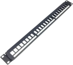 ExeLink Patch Panel cat5e 24P 19 1U bez modula sa nosacem kabla-2