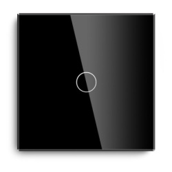 Exeshop wi-fi pametni prekidač 1g tuya crni nn (WiFi touch switch) ( ss010 )