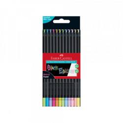 Faber Castell drvene bojice black edition 1/12 pastel+neon 116410 ( F500 ) - Img 2