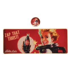 Fanattik Fallout Nuka-Cola XL Desk Pad and Coaster Set ( 073046 )