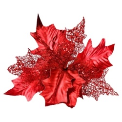 Festa blossom novogodišnji cvet crvena 28cm ( 780609 )