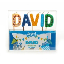 Festa natalis rođendanska svećica - odaberite ime david ( 724138 )