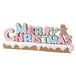 Festa snowelle novogodišnja dekoracija merry christmas pastel 26cm ( 710469 )