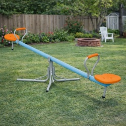 Fun Flip Dečija Klackalica sa Rotacijom 360 - Metalna Konstrukcija Plava ( K120L-BL-FF )