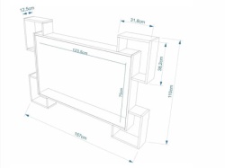 Futrix Moderna zidna tv komoda ( 33999 ) -2