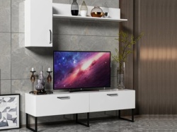 Futrix Tv komoda Premium belo metalne noge ( 34975 ) -3