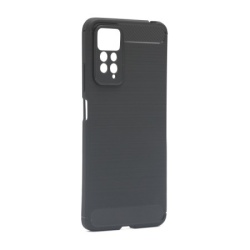 Futrola silikon brushed za xiaomi redmi note 11 pro 5g crna ( F101925 )