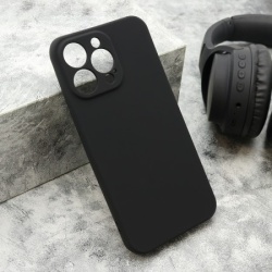 Futrola velvet touch za iphone 15 pro max (6.7) crna ( F120070 )